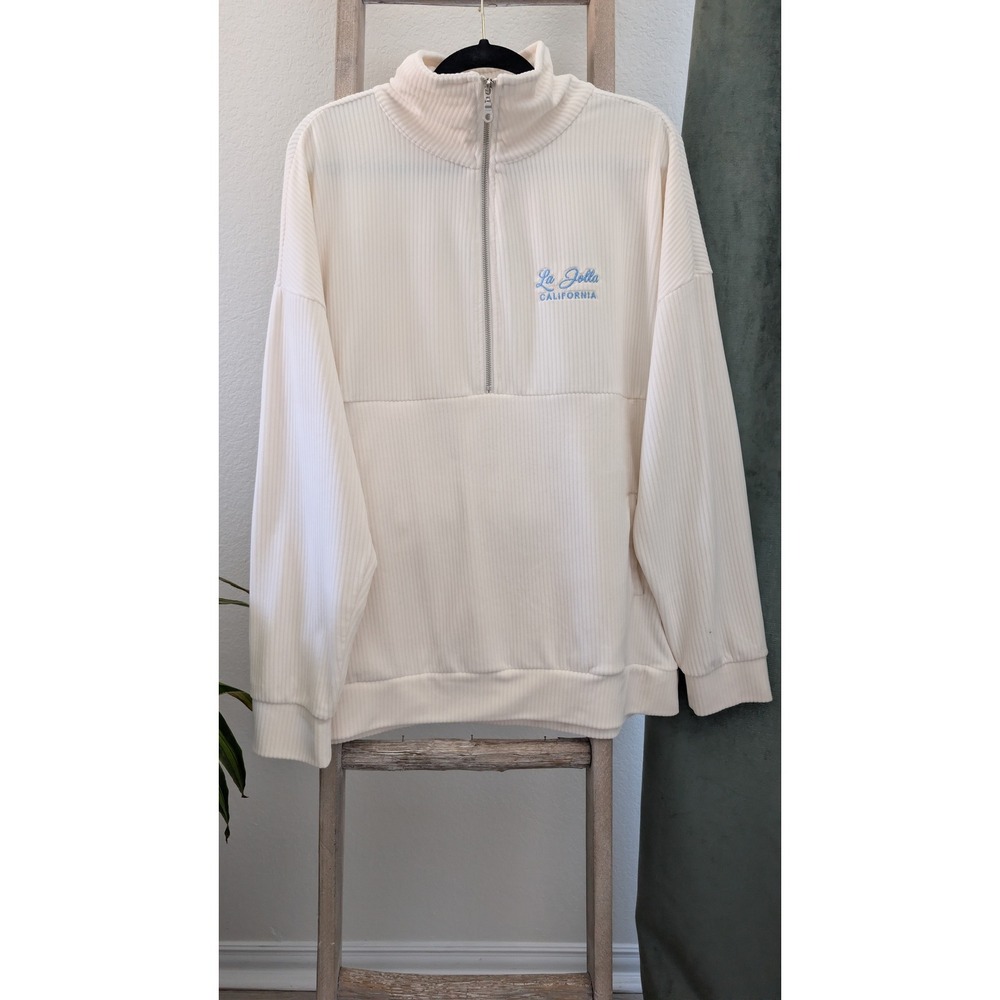 La Jolla Cream Pullover, size XXL